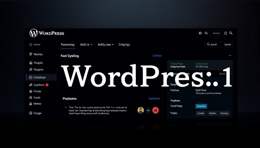 WordPress dashboard showcasing version 6.8.1 update for future-proofing website.