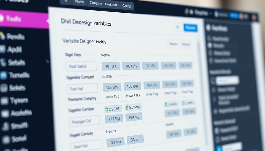 ACF vs Divi Design Variables interface comparison.