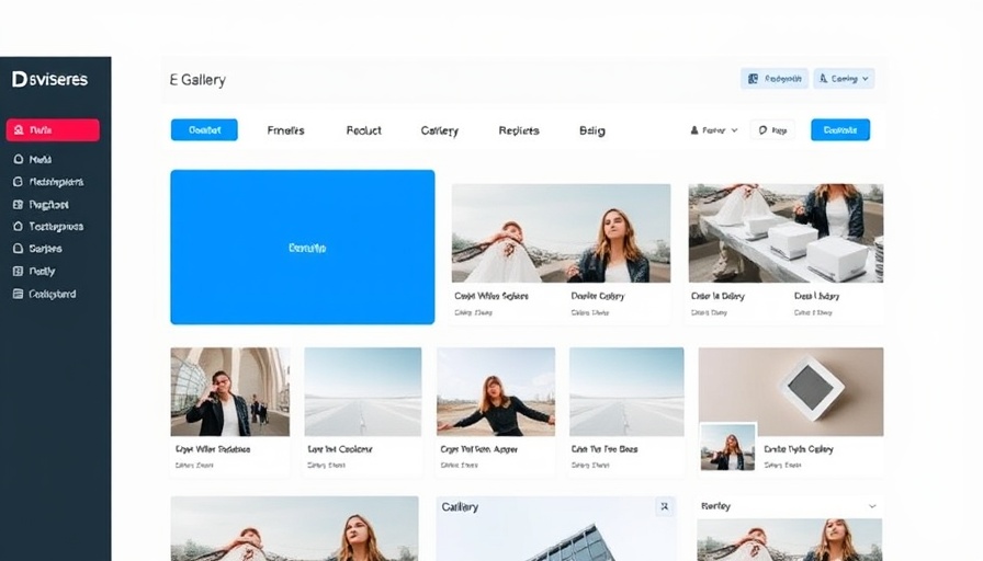 Divi 5 Nested Rows gallery interface design.