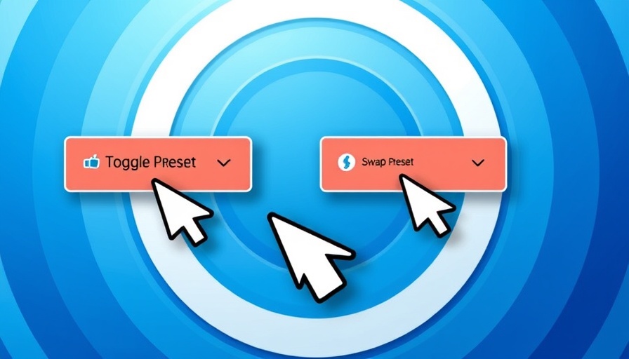 Divi 5 interactions feature graphic with menus and options.