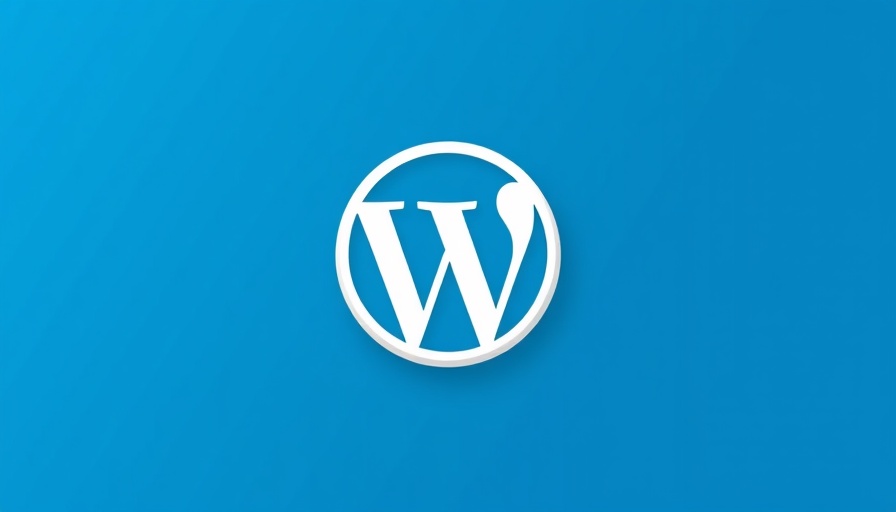WordPress Database Support Policy logo on blue background.