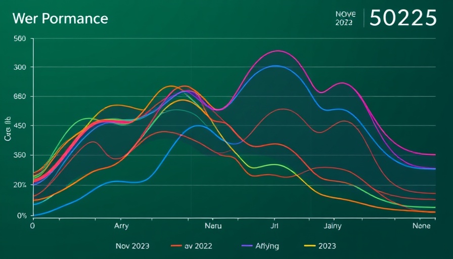 Graph of web hosting performance trends for Web Design and Hosting.
