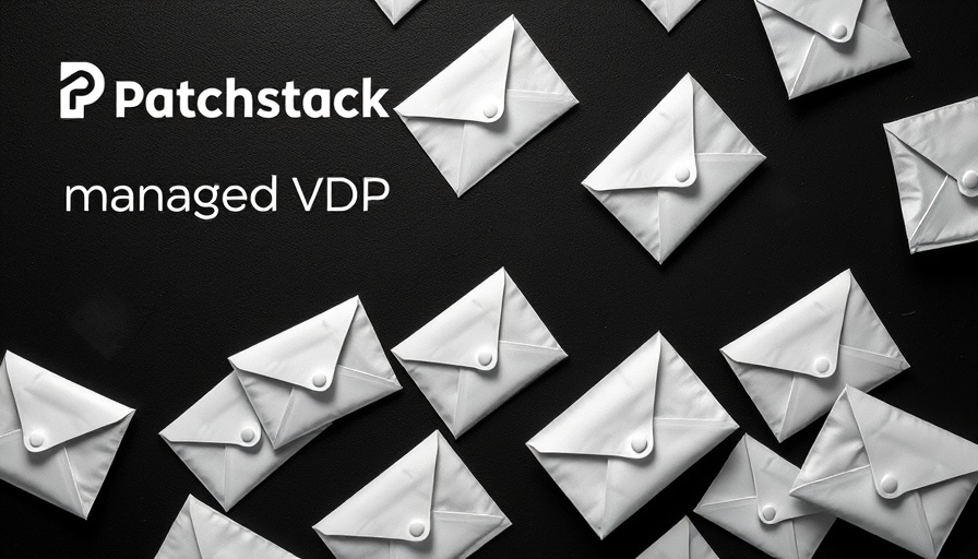 Managed Vulnerability Disclosure Program concept with envelopes