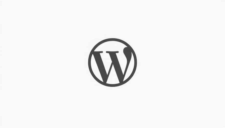 Monochrome WordPress logo representing the WordPress Credits Internship Program