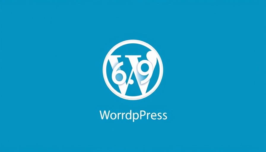 WordPress 6.9 logo on blue background, planning proposal.