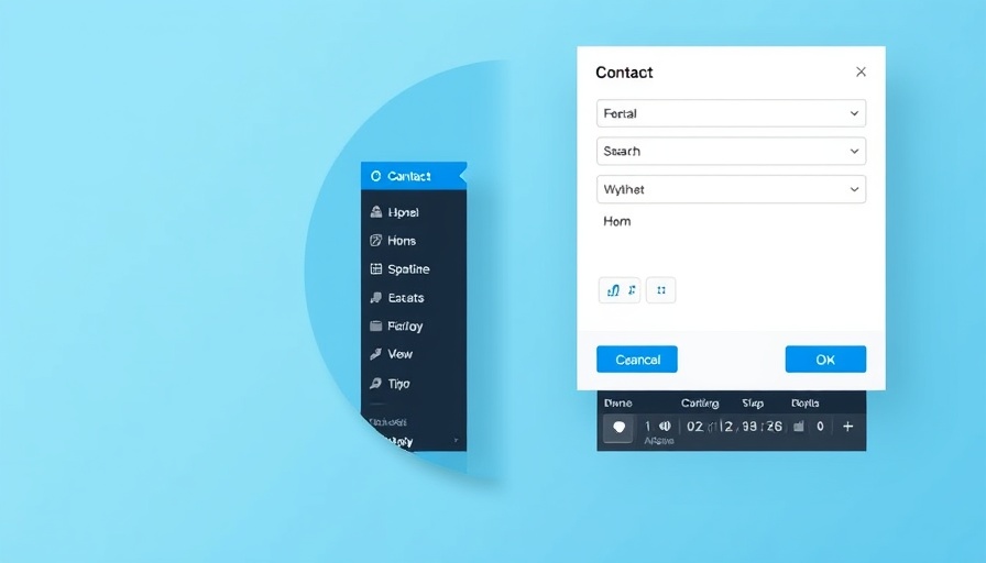 Divi Contact Form Helper interface with customization options and calendar feature