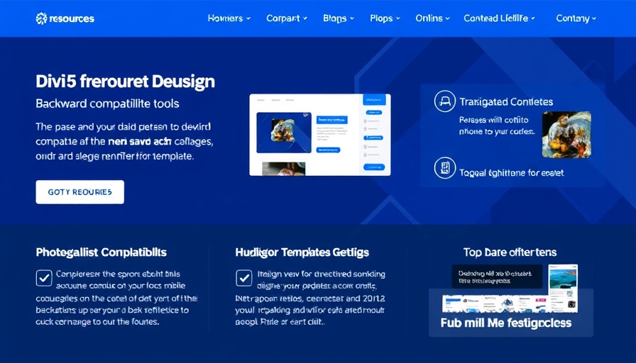 Divi 5 backward compatibility resources interface display.