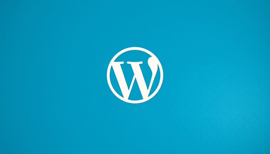 WordPress logo on a blue dotted background representing performance improvements.
