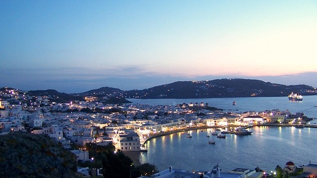 Luxury hotel with infinity pool and sea view in Greek Islands.