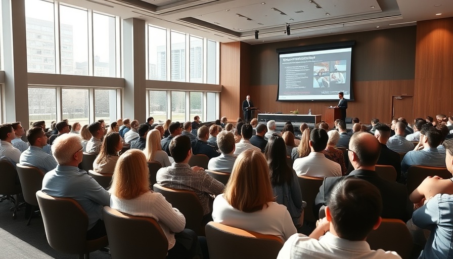 Q2 2025 Global Events Barometer conference with engaged audience.