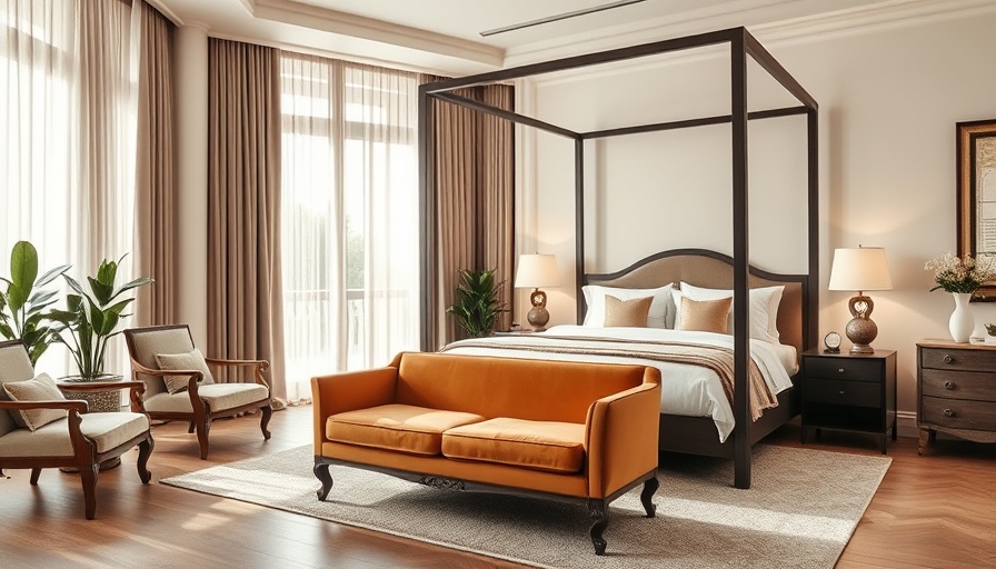 Luxurious hotel room at Templeton Garden Hotel London with elegant decor.