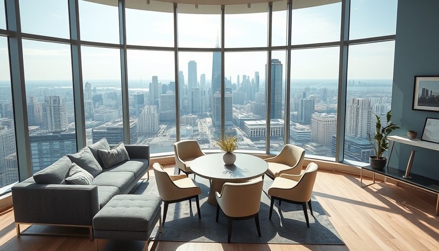 Chic apartment with panoramic views of the Chicago skyline, Best Airbnbs in Chicago.