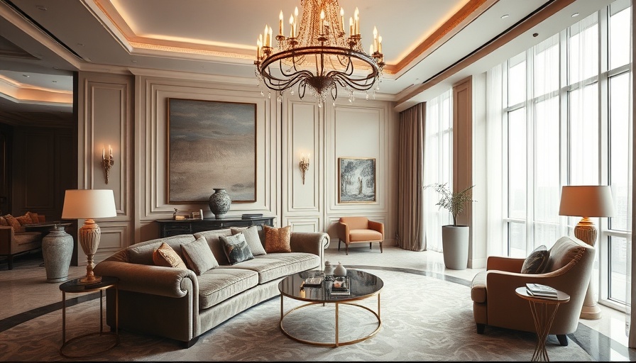 Elegant hotel suite with luxurious decor in Charleston