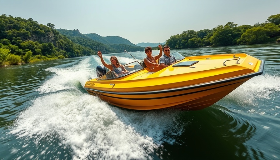 New York summer tourism campaign features thrilling speedboat ride.