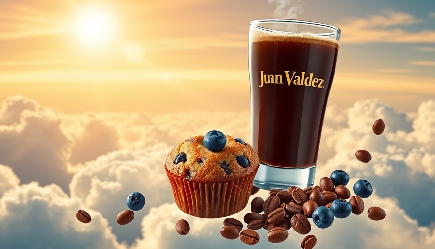 Spirit Airlines inflight menu featuring coffee and muffin.