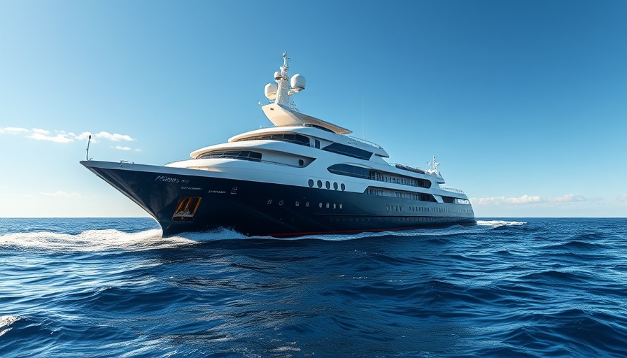 Majestic luxury cruise ship gliding in open sea under blue sky.