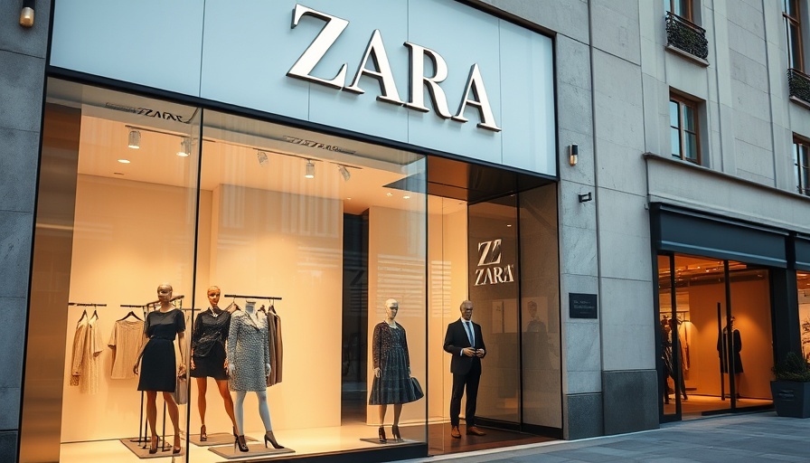 Elegant Zara storefront showcasing modern fashion, highlighting the Travel Mode Feature.
