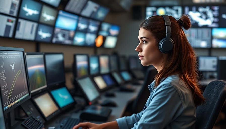 Young woman in air traffic control, Associate of Science in Air Traffic Management