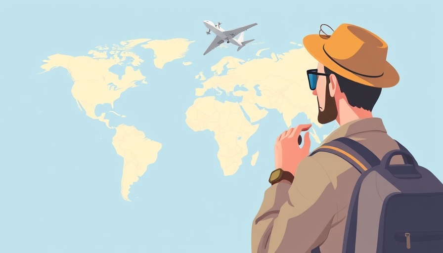 Traveler observing flight path on world map, planning to make long-haul flight comfortable.