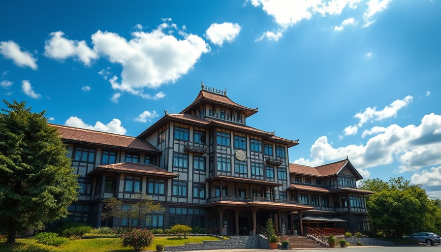 Luxury Hotels Kyoto - Traditional-style hotel with pagoda roof.
