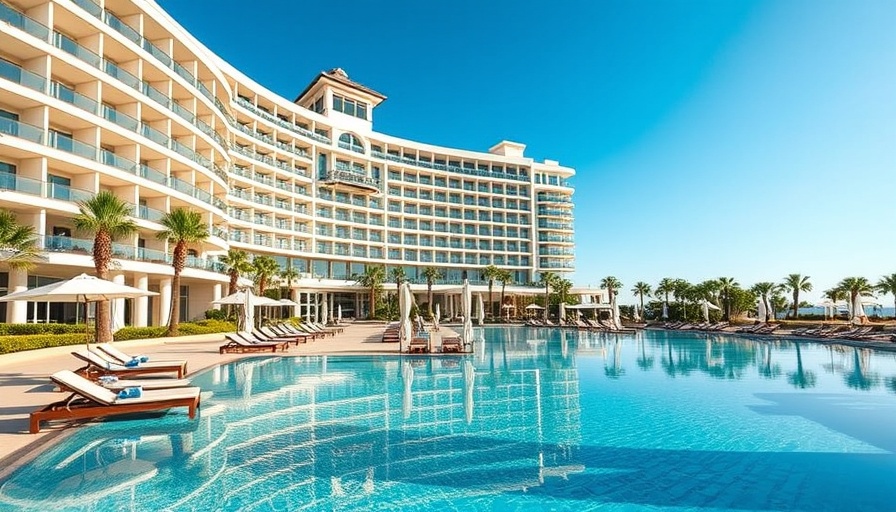 L+R Hotels resort with luxurious poolside and sunbeds