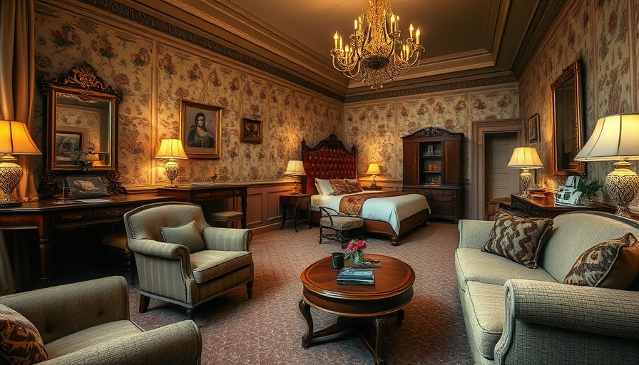 Luxury accommodations in Québec’s Maritime Regions elegantly furnished room.