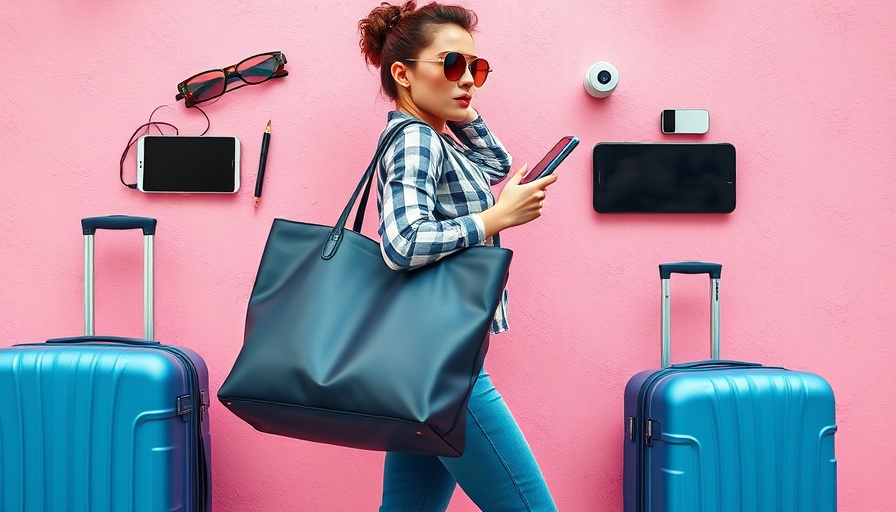 Amazon Prime Day Travel Deals featuring travel items and gadgets.