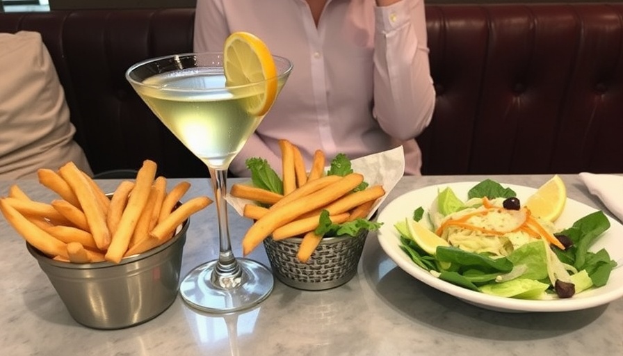 We’ll have what the cool girls are having: Martinis, Fries and a Caesar Salad