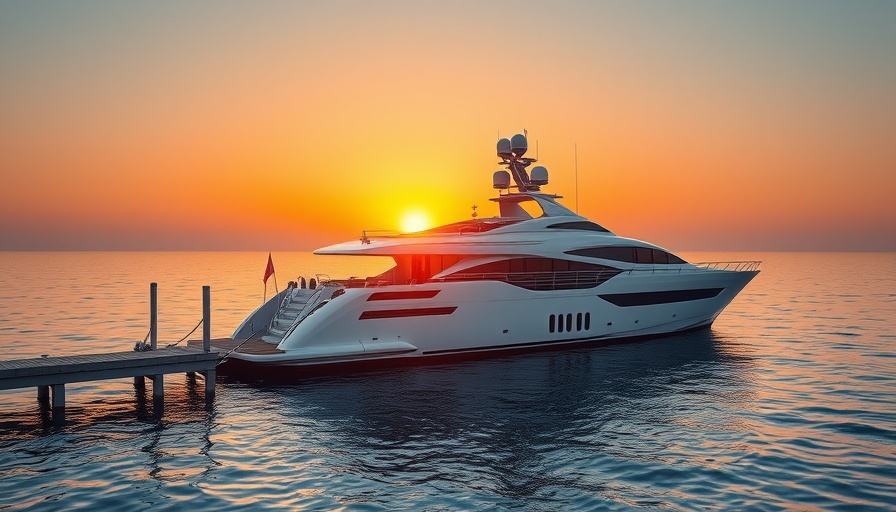 Luxury yacht docked during a sunset, Cruise Croatia Small Ship Adventure
