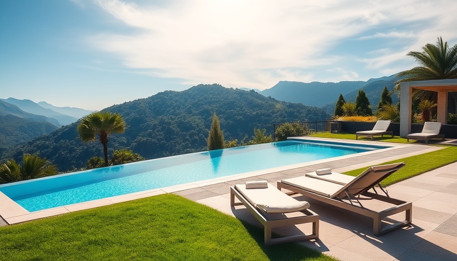 Luxury pool at one of the best Airbnbs in the South of France.