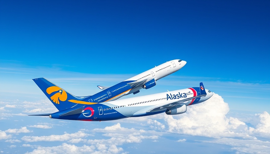 Icelandair and Alaska Airlines plane tails showcasing codeshare partnership.