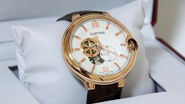 Iconic Cartier Jewelry and Timepieces elegant distorted watch.