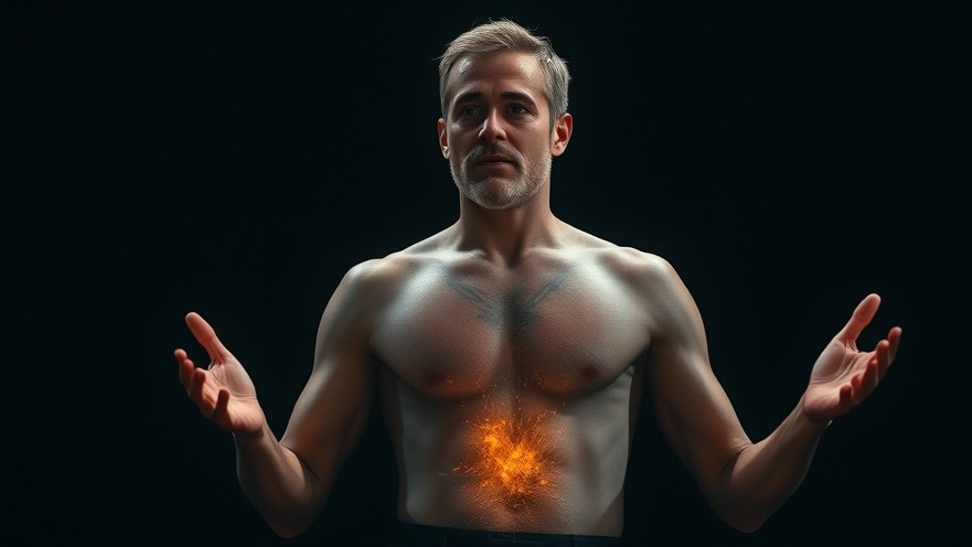 Calm human body with glowing treasure, presenting on boundaries for life transformation.