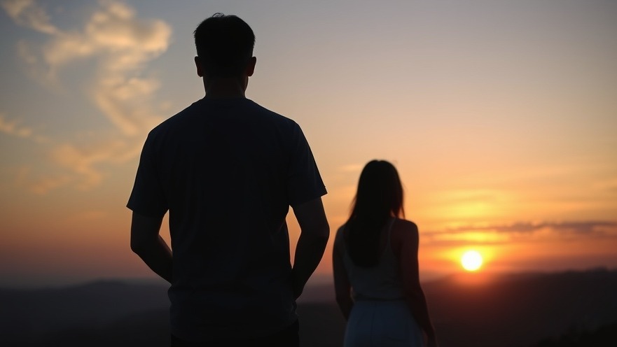 Two individuals at sunset symbolize spiritual growth and Quantum Shifts.