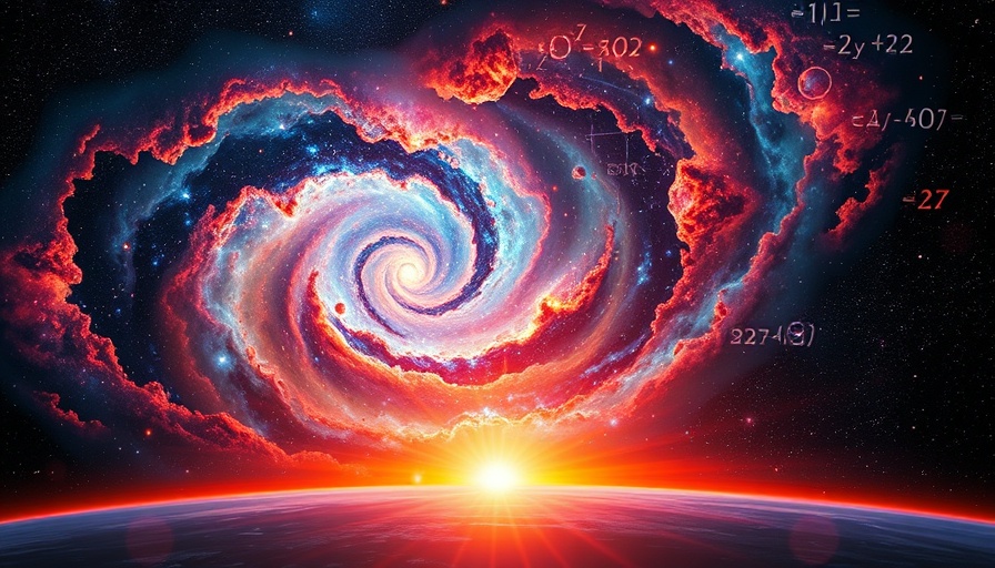 Vivid cosmic landscape symbolizing New Thought Philosophy.