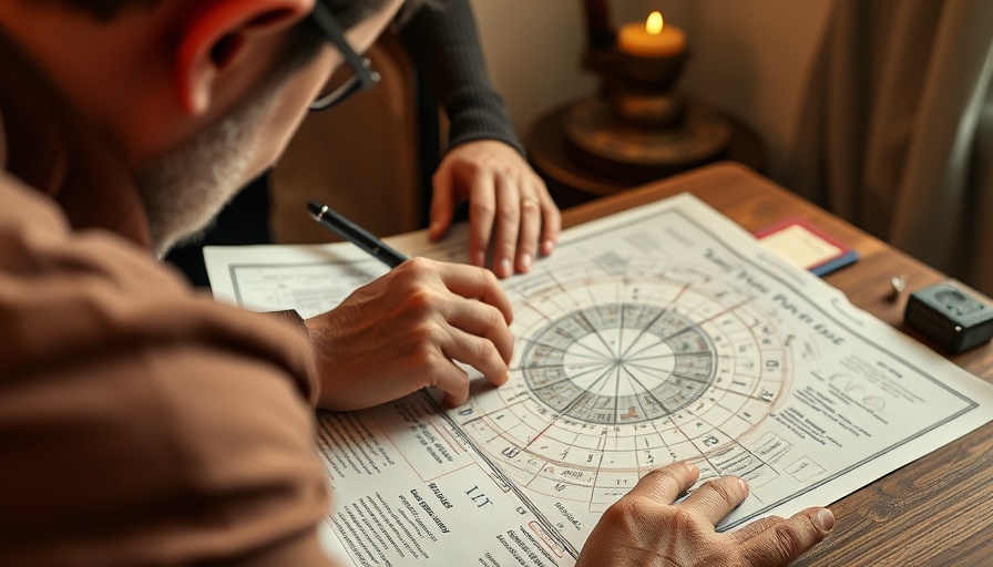 Astrological chart papers in hands, understanding the 12 houses in astrology.