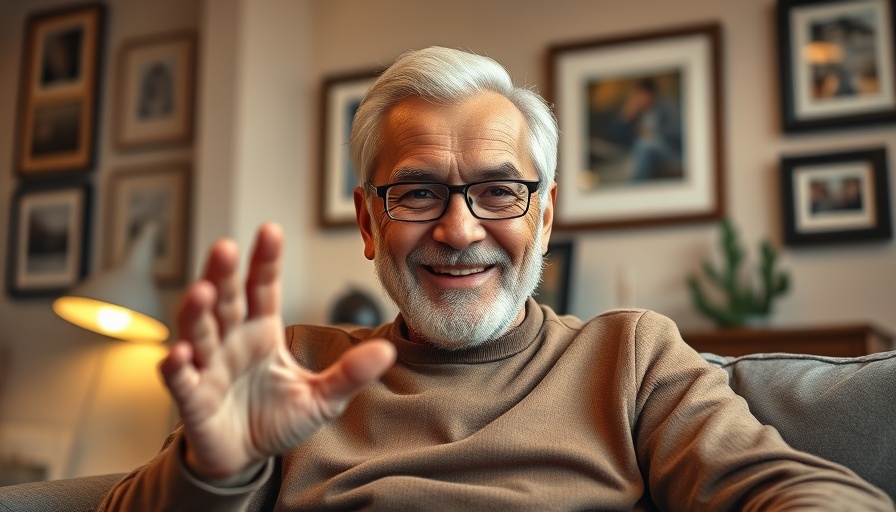 Friendly older man discussing The Three Principles for Anxious Overthinkers.