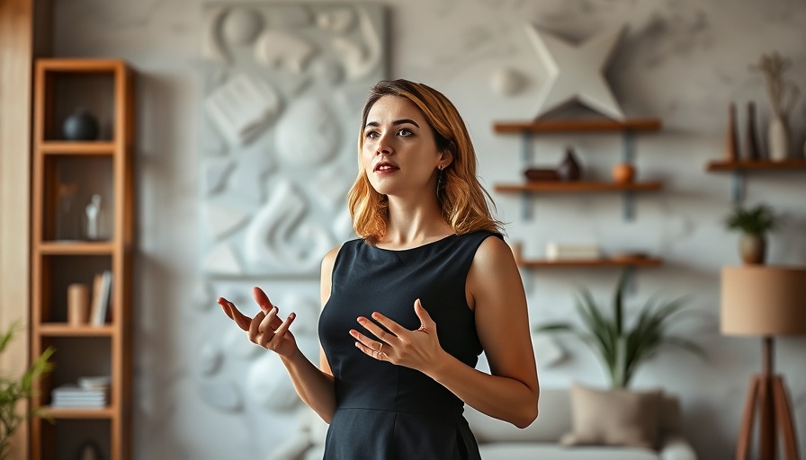 Confident woman discussing Human Design Projectors Self-Recognition.