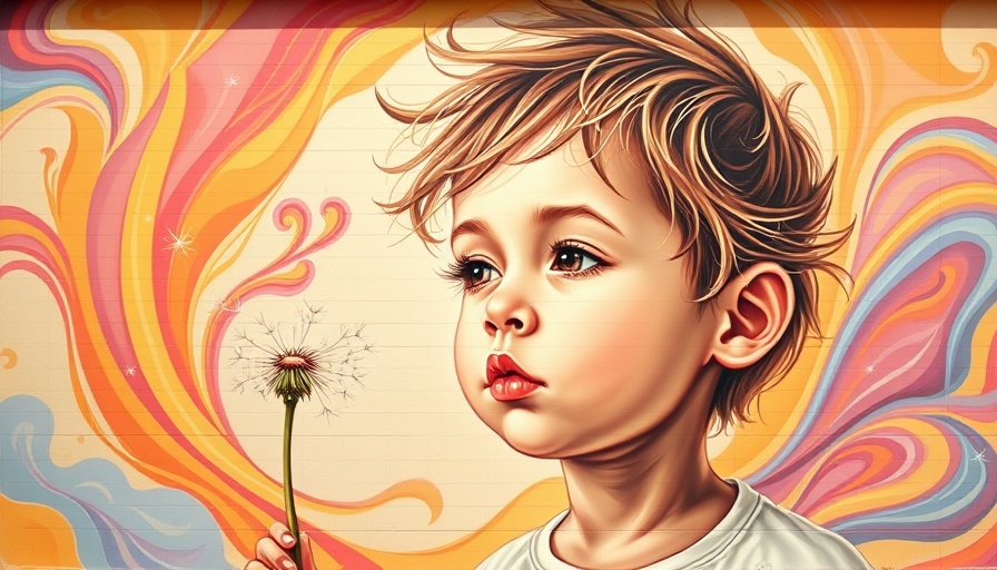 Heal generational trauma with breathwork through a child's serene mural.