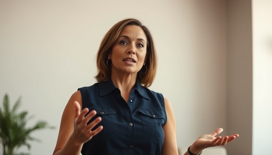 Confident woman speaking about boosting real confidence.