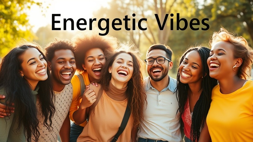 Group of friends in a sunny park, radiating positive Human Design vibes.
