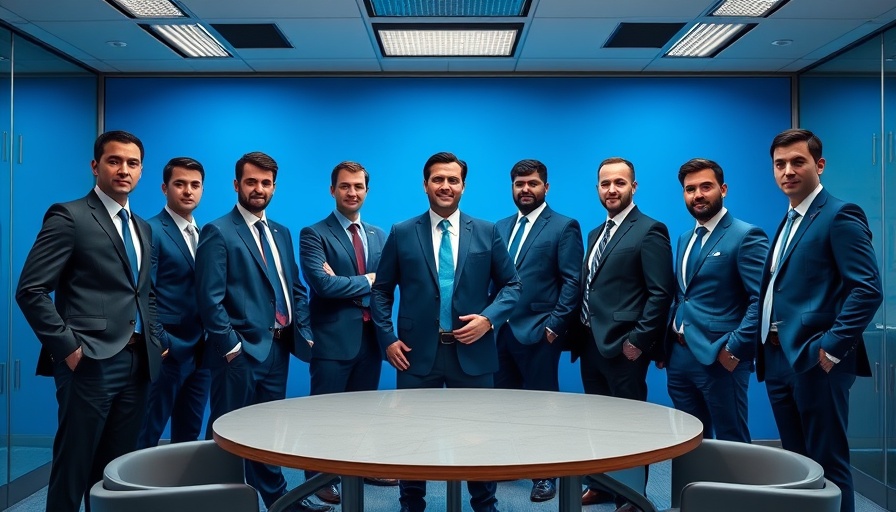 Team of professionals collaborating in Los Angeles office.