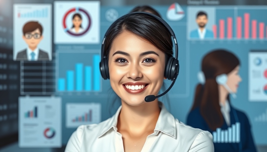 LinkedIn presence for executives portrait featuring businesswoman and digital elements.