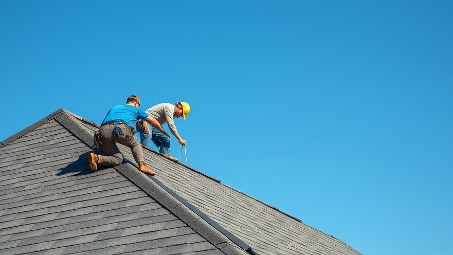 Skilled workers ensuring proper installation for optimal roof warranty coverage under a clear blue sky.