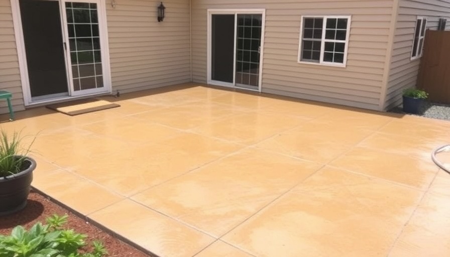 Painting and Staining a Concrete Patio