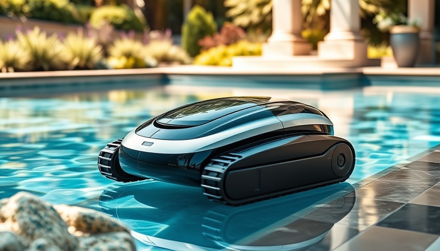 Beatbot AquaSense 2 Ultra Pool Vacuum by poolside
