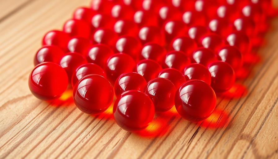 Compact bubble level tools in red displayed on wood.