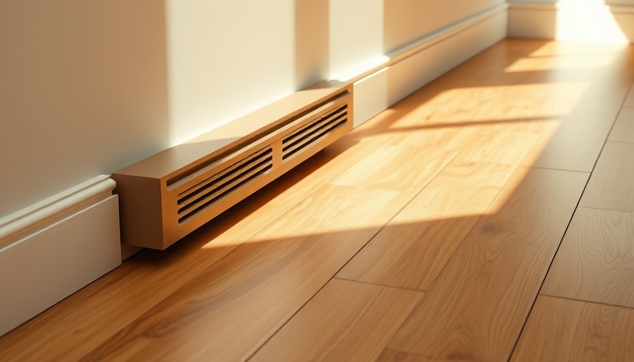 Modern baseboard heating cover with sunlight reflection, Replace Baseboard Heating Covers.