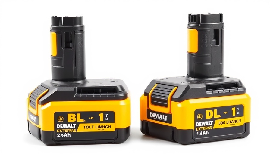 Get a FREE DeWalt tool: Two 20V lithium-ion batteries.