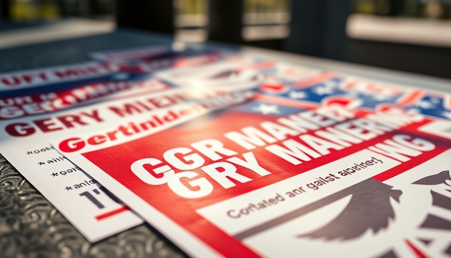 California Proposition 50 redistricting flyers against gerrymandering.